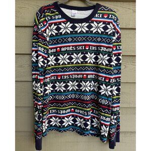 Hanna Andersson Après Ski Organic Cotton Long Sleeve Pajama Top XXL